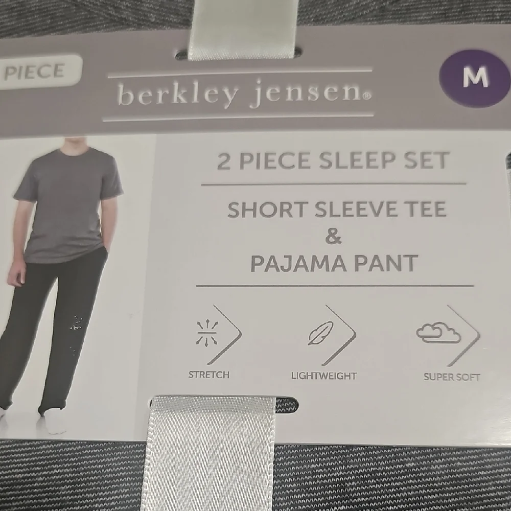 Berkley Jensen Gray 2pcs Pajama Set - Picture 5 of 6
